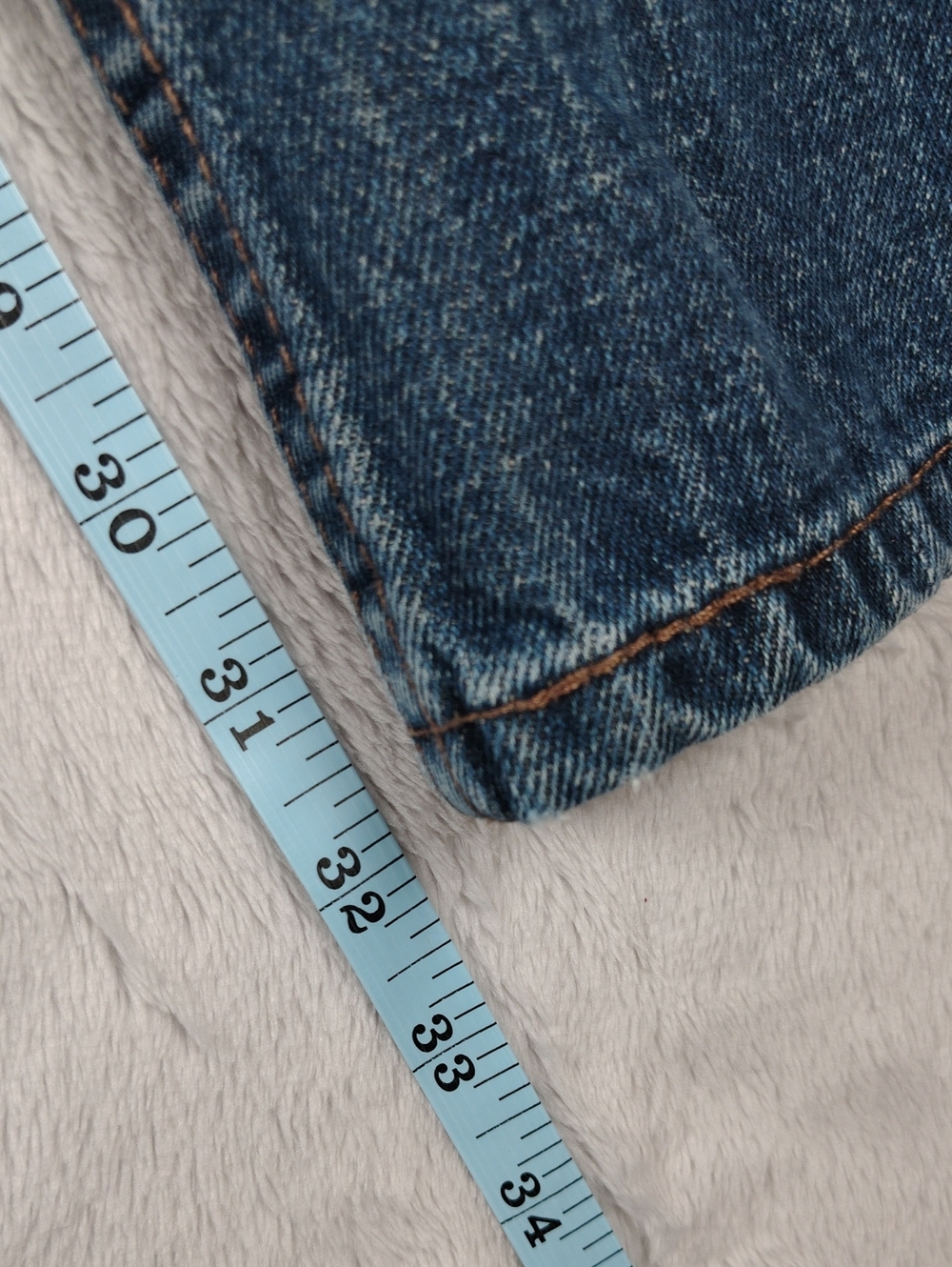 Levi's Mens Medium Wash Denim 527 Slim Fit Boot Cut Jeans Size 32 x 34 - Picture 11 of 12